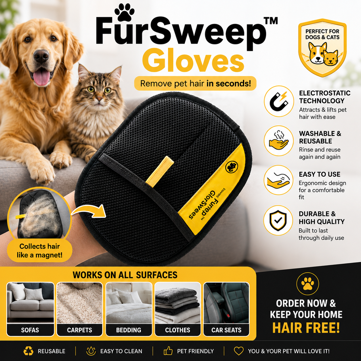 FurSweep™ Gloves